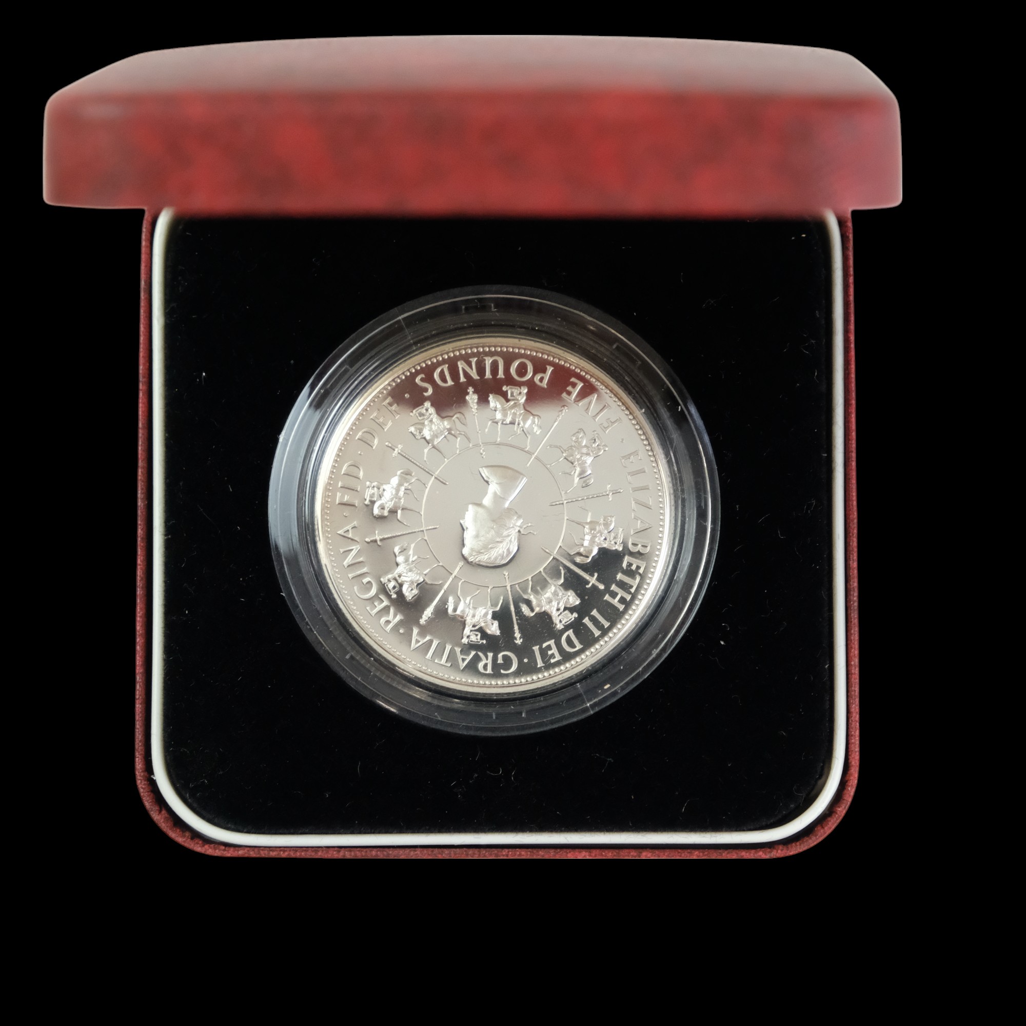 A group of silver proof royal commemorative coins including a 1996 70th Birthday crown, 1981 royal - Image 24 of 34