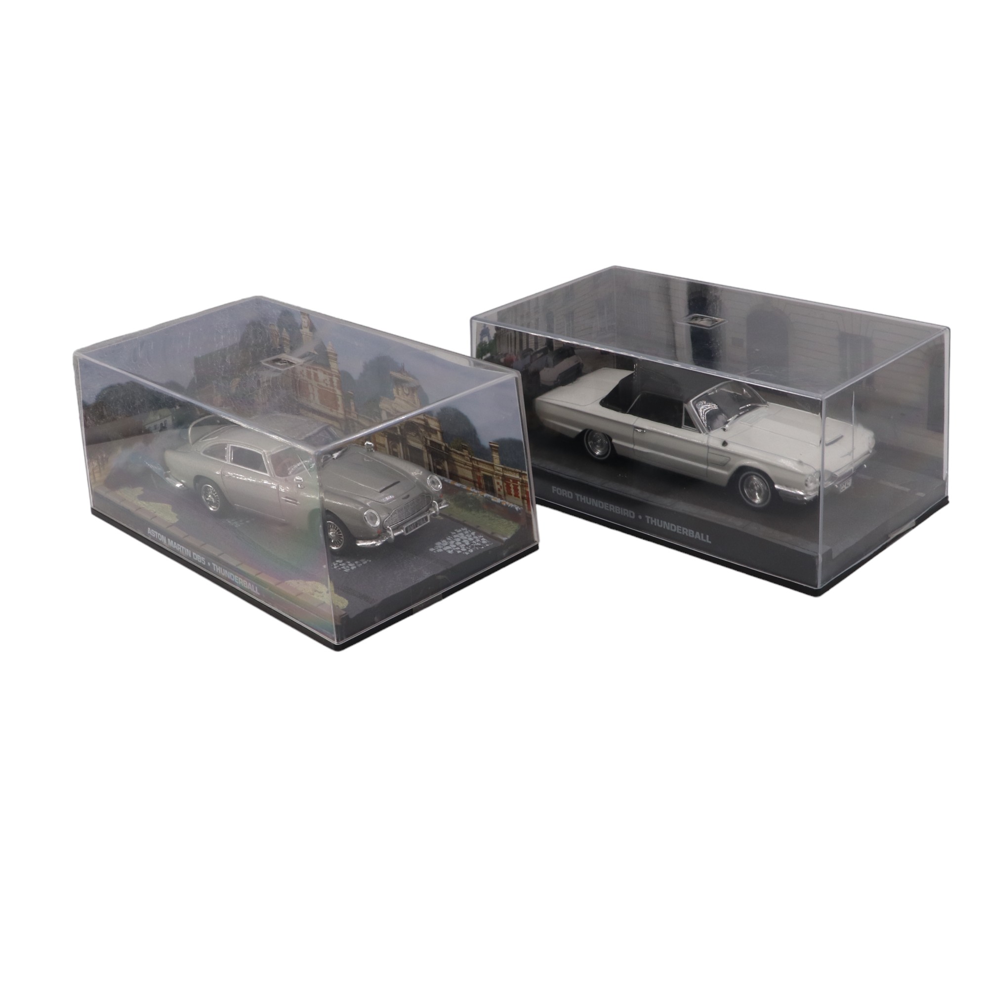 Six James Bond 007 diecast cars in display cases, by GE Fabbri Ltd, together with a Franklin Mint - Image 3 of 5