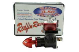 A boxed Redfin 0.50 Redfin Racer aero model aircraft diesel engine, 0.5cc, engine number 024