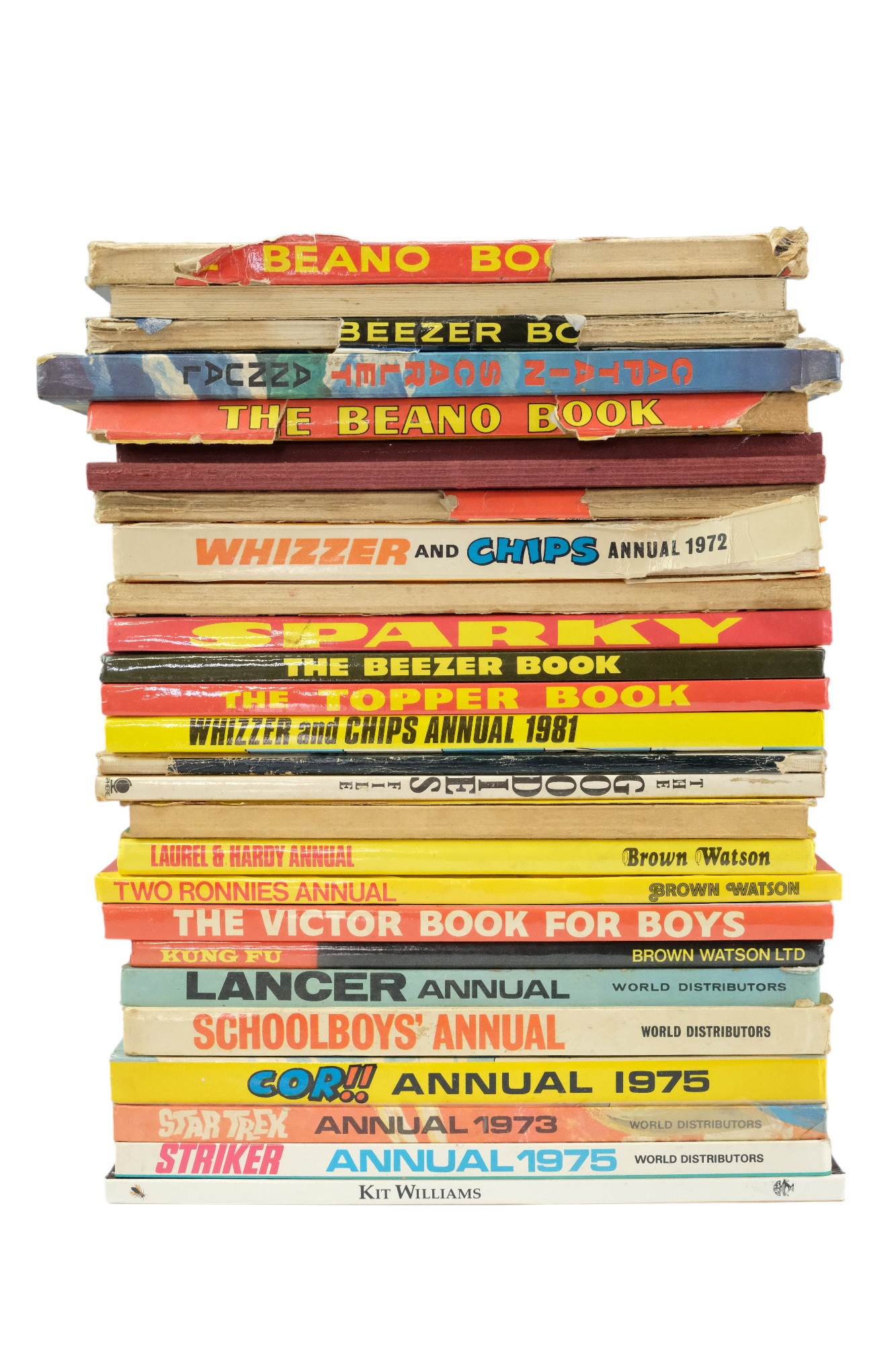 A quantity of 1970s children's annuals including Captain Scarlet, Laurel and Hardy, The Beano, etc - Image 2 of 2