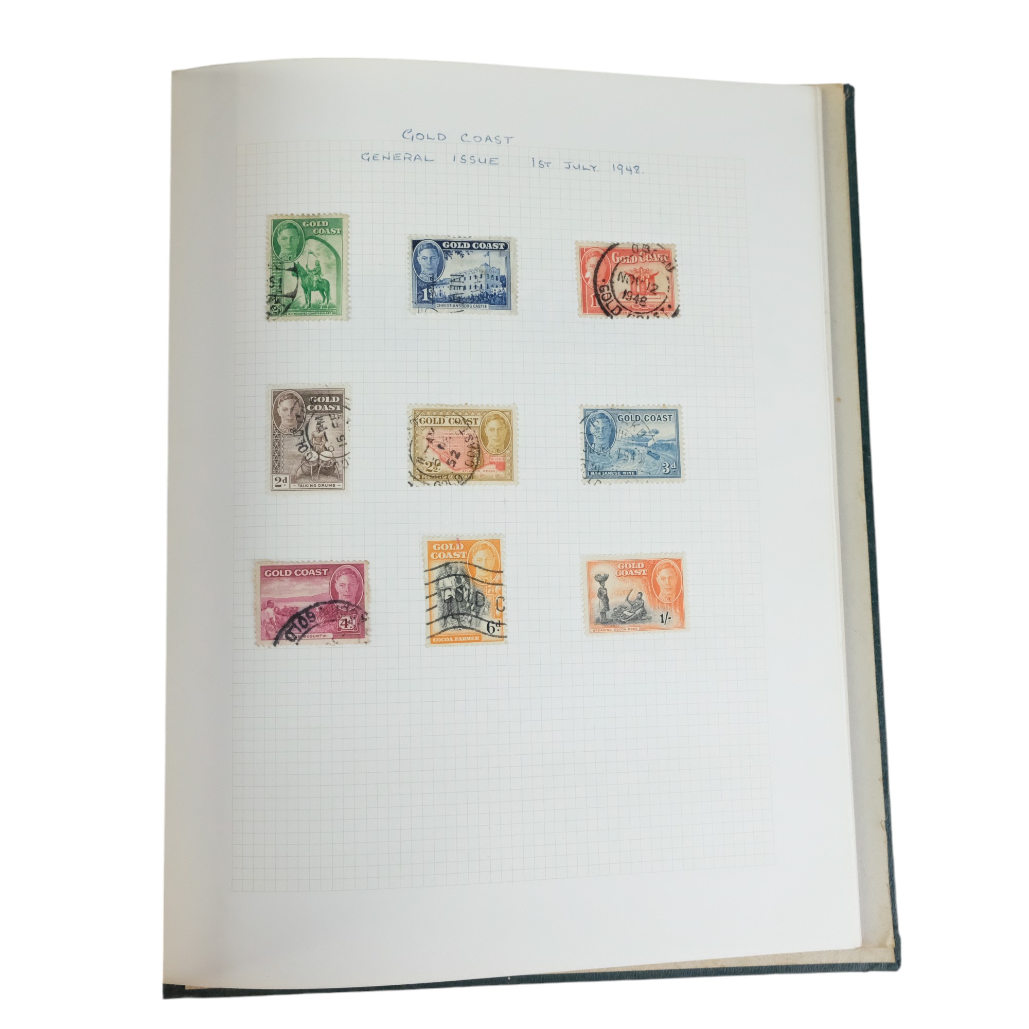 Five albums of Victorian-QEII GB and commonwealth stamps including a 2d blue, penny lilac, etc, - Image 3 of 9
