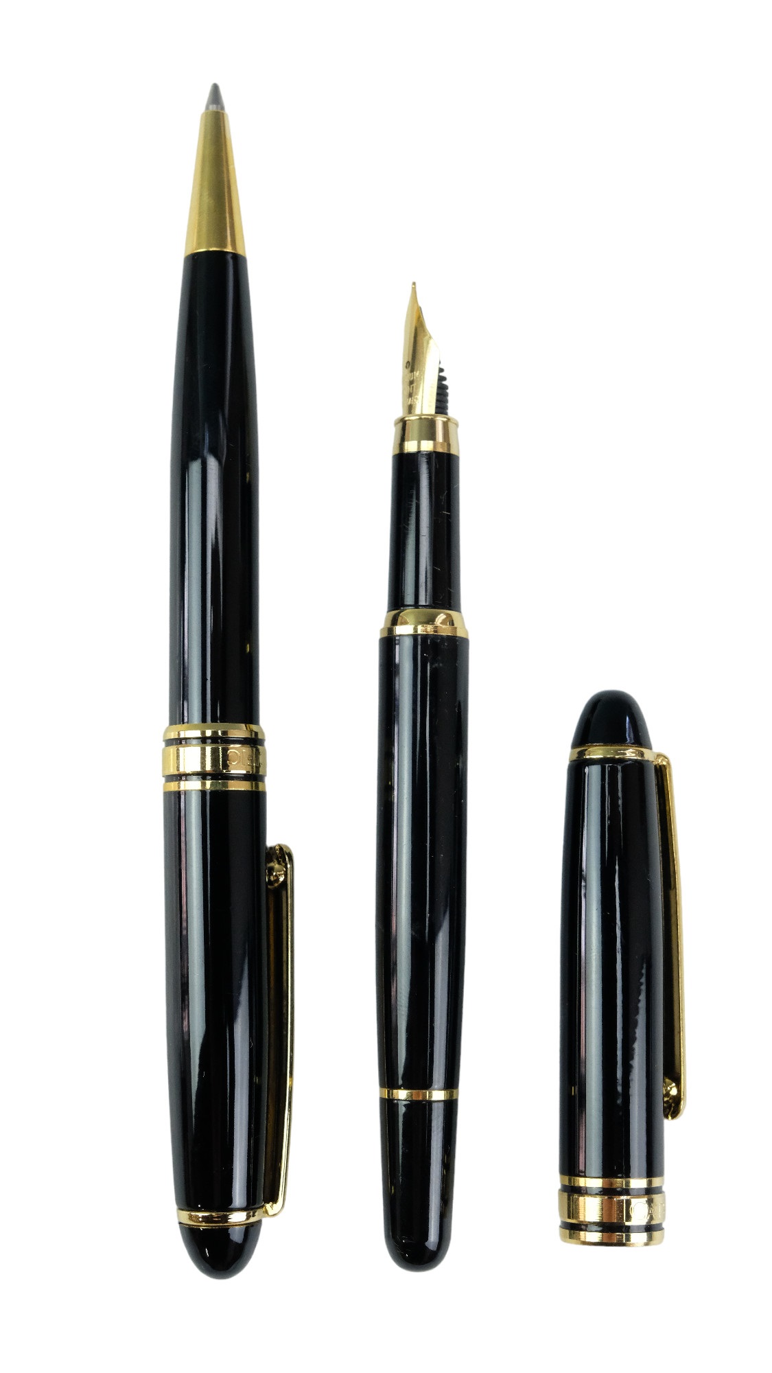 Three vintage fountain pens comprising a cased Sheaffer and two Mentmore Supreme',s together with - Image 3 of 5