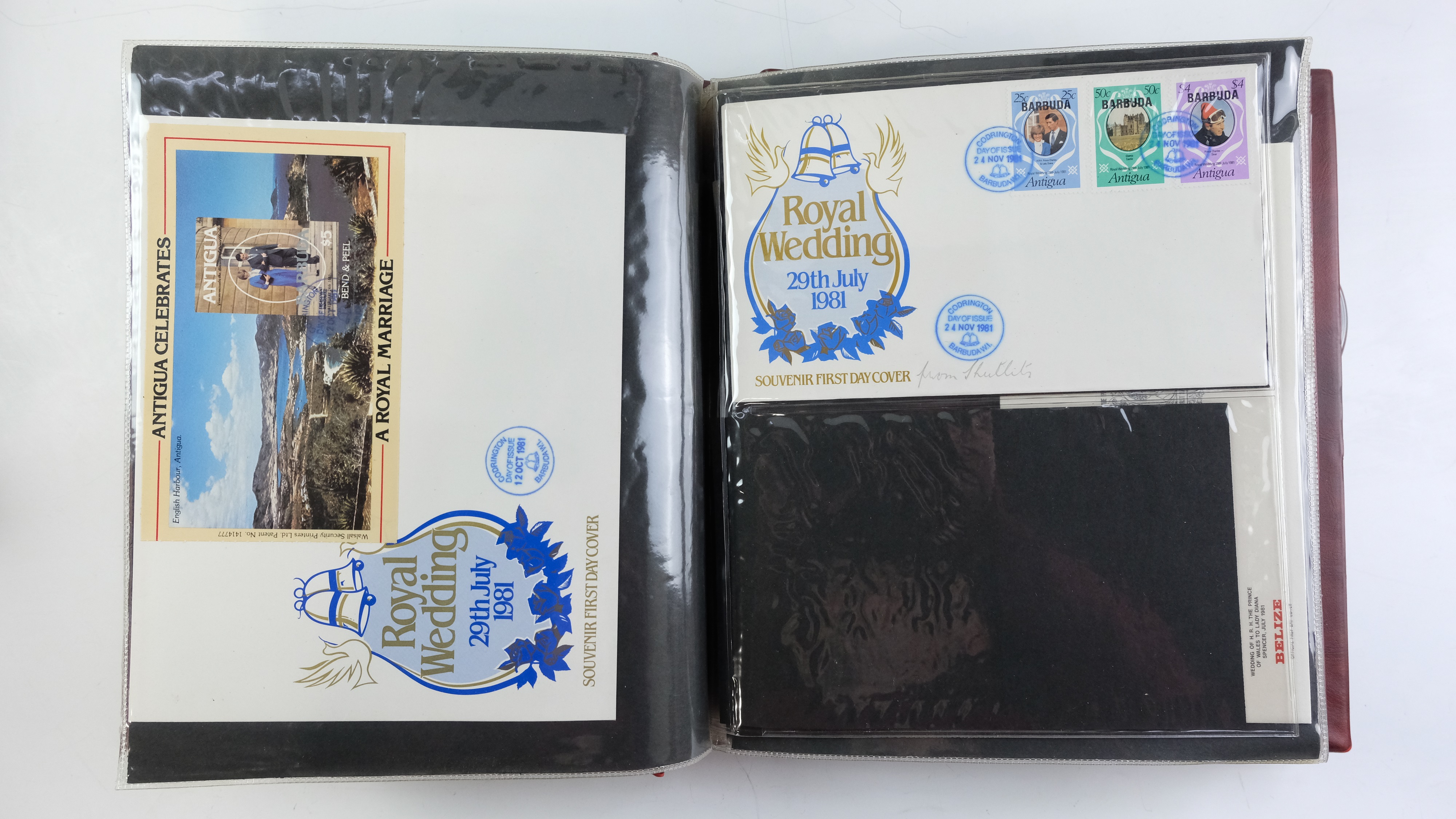 A large quantity of albums containing various world stamp covers including royal commemoratives, - Image 13 of 154