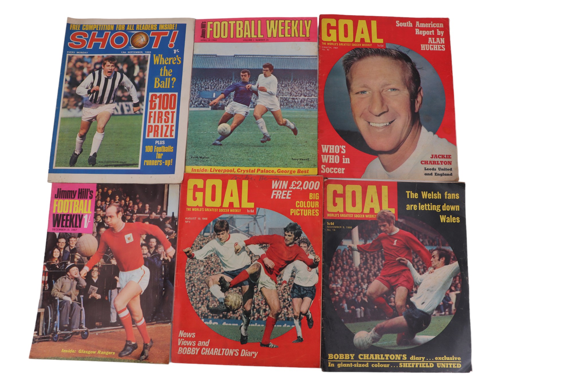 A quantity of 1960s Goal and Shoot weekly football magazines, etc - Image 3 of 18