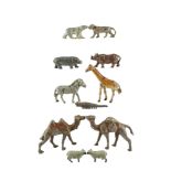 A quantity of early 20th Century diecast toy animals