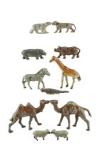 A quantity of early 20th Century diecast toy animals