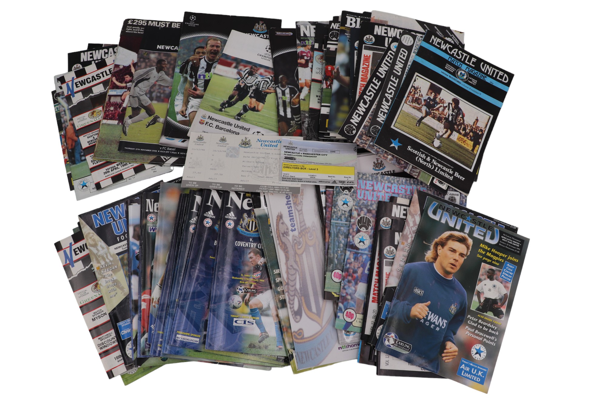 A group of Newcastle United Football Club match day programmes circa 1979 - 2011, including the 1997 - Image 2 of 8