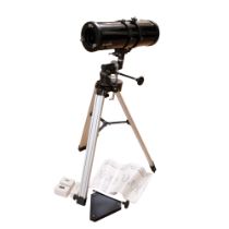 A Sky Watcher astronomical telescope and tripod, D=114mm F=1000mm