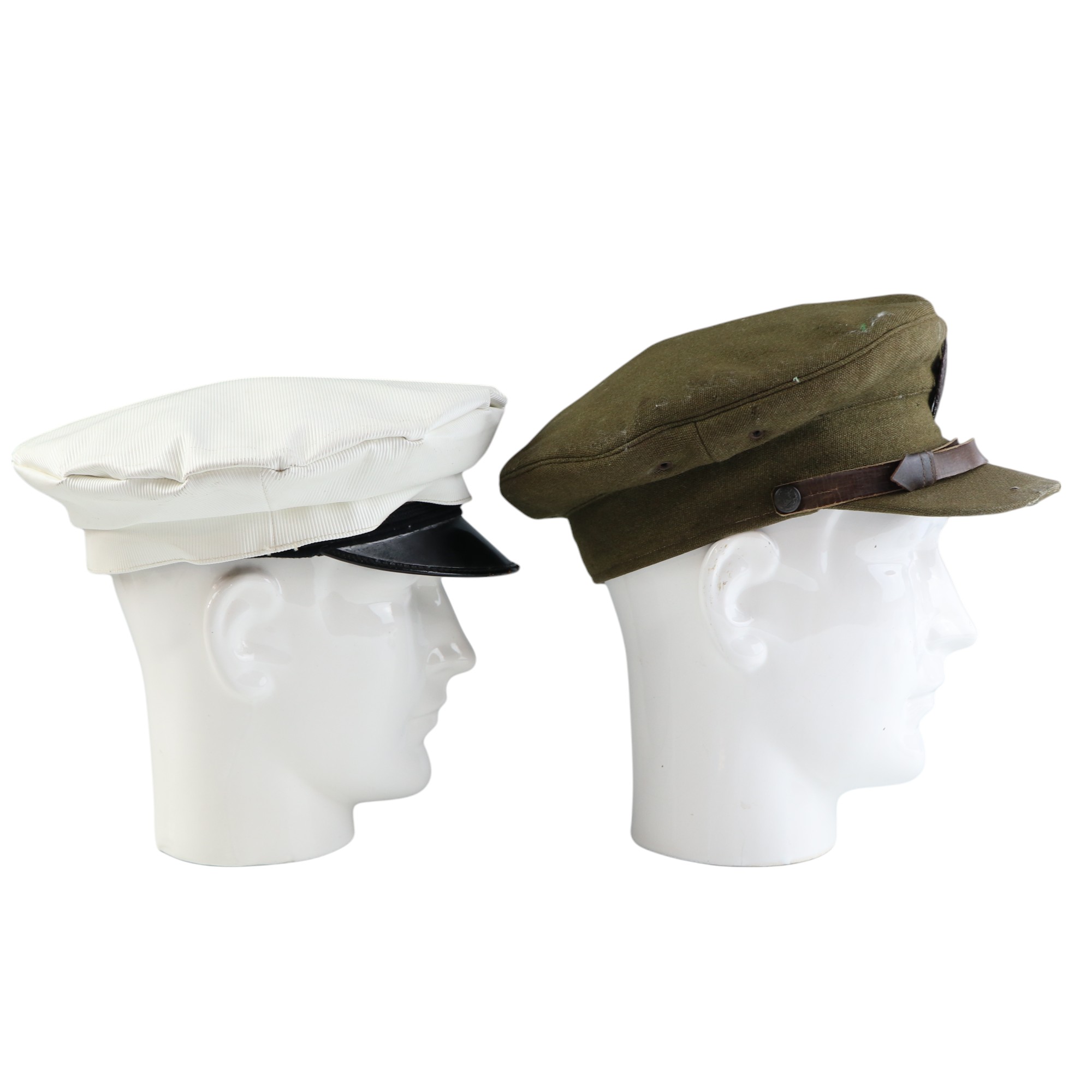 Sundry military and other uniform caps including a mid-20th Century French navy rating's cap, a QEII - Image 15 of 25