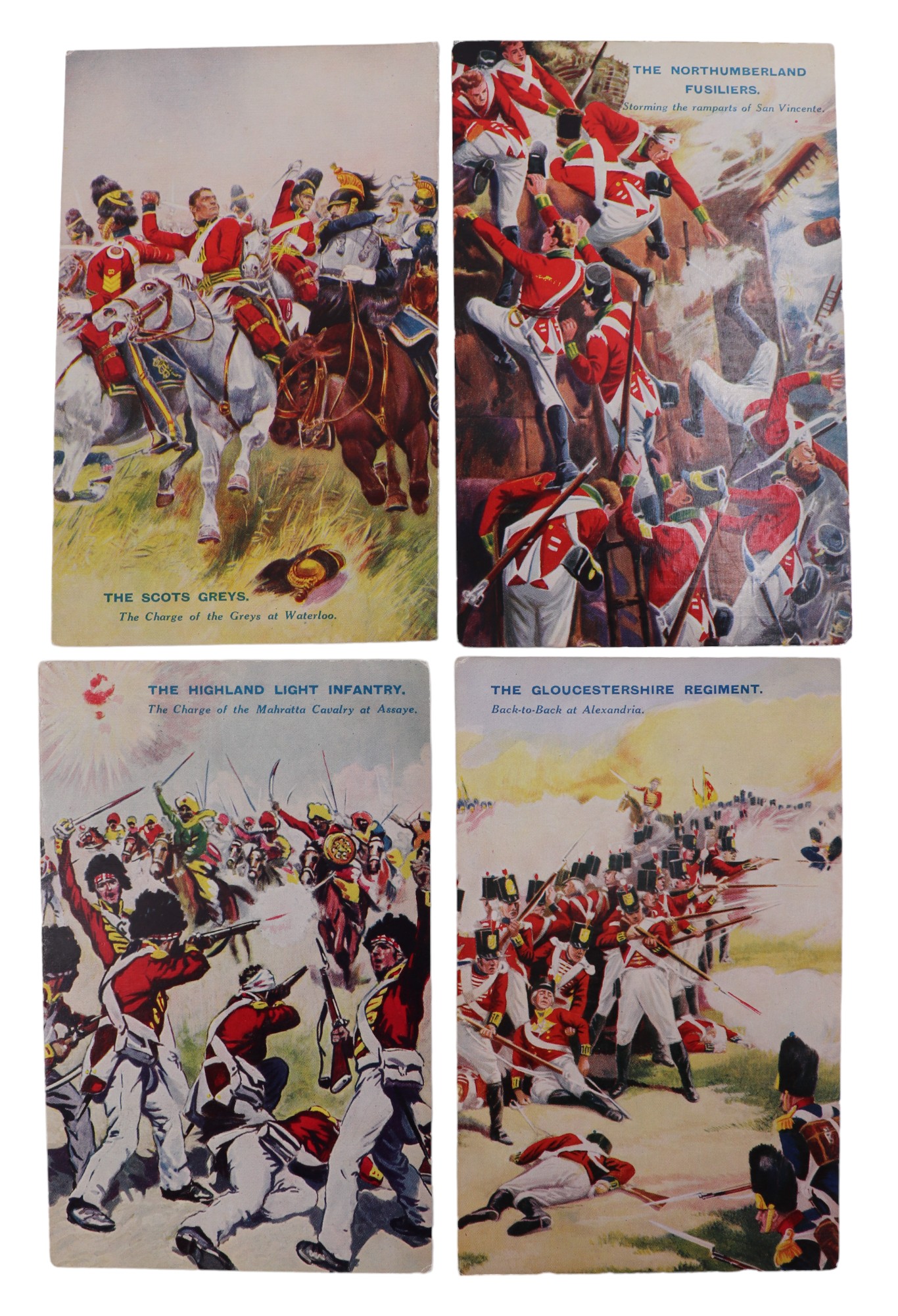 A group of 26 "Battles For The Flag" military postcards by D C Thomson for The Wizard and Rover - Image 2 of 9