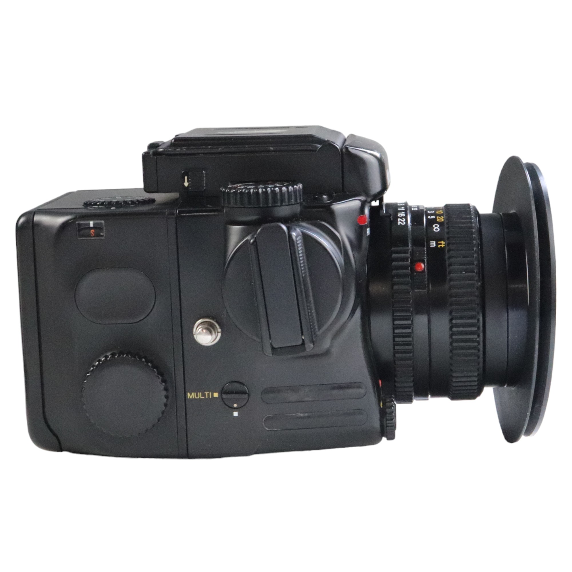 A Mamiya 645 Pro single lens reflex 120 roll film camera mounted with a Mamiya-Sekor C 80mm 1:2.8 - Image 6 of 11