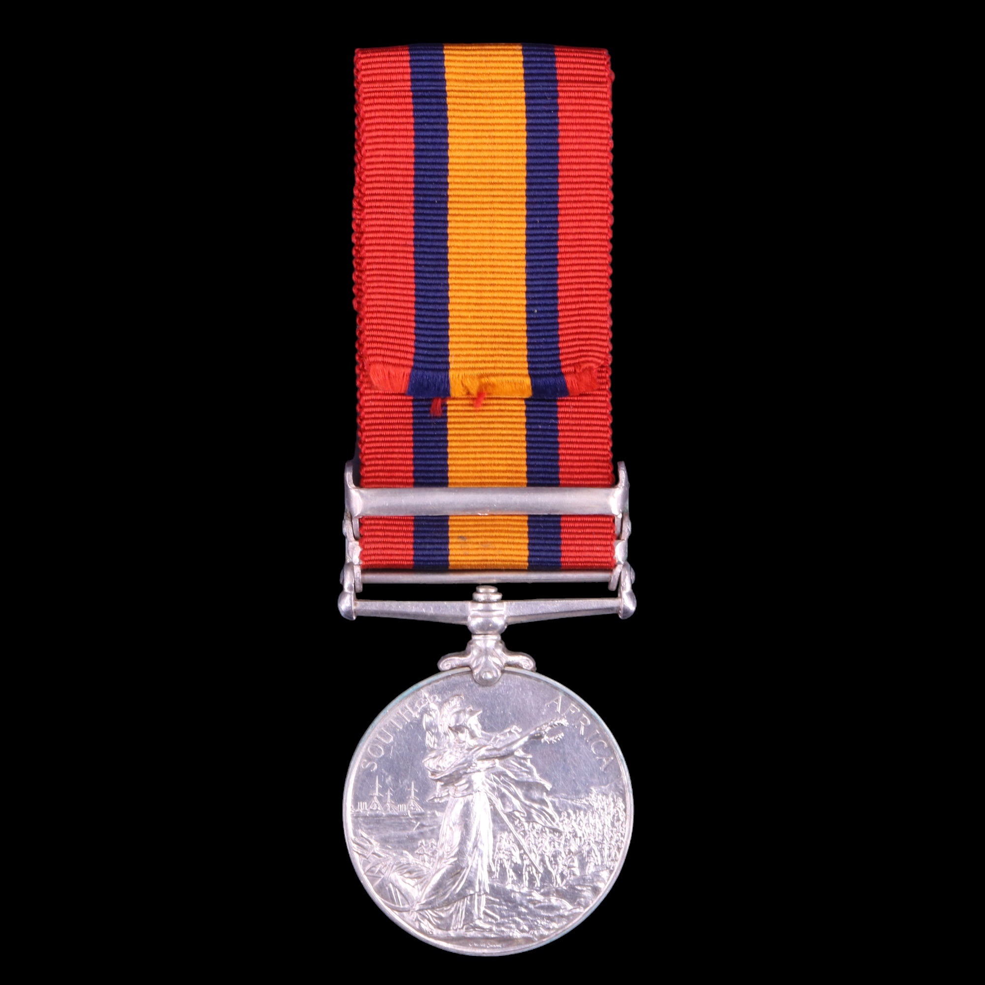A Queen's South Africa Medal with Transvaal and Defence of Lady Smith clasps to 127 Trooper T - Image 2 of 5