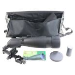 A Bresser 25x - 75x spotting scope in original bag with instructions, 51 cm, (optics clear)