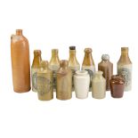 Carlisle stoneware ginger beer and other bottles and jars
