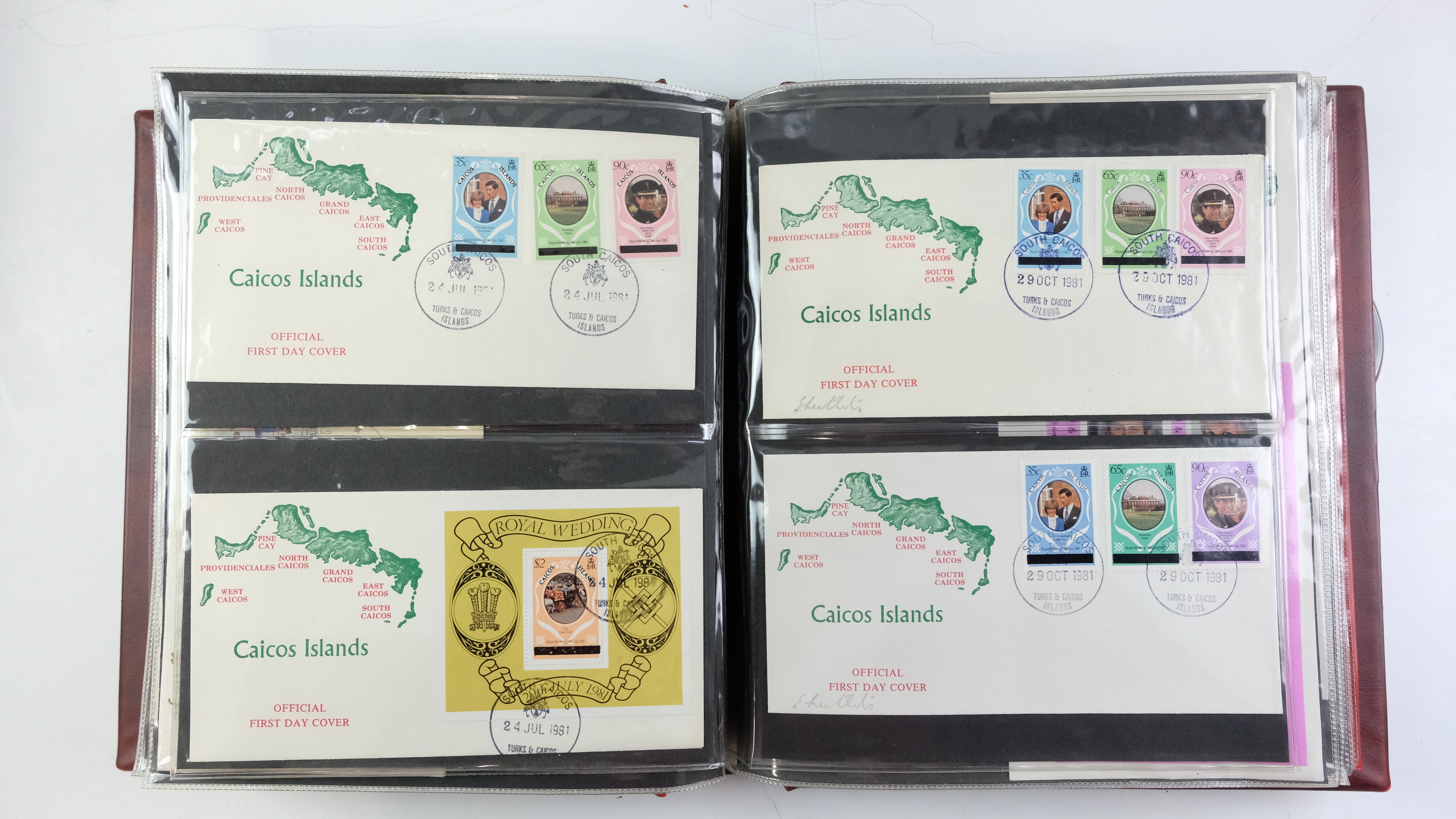 A large quantity of albums containing various world stamp covers including royal commemoratives, - Image 16 of 154