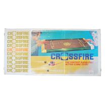 A vintage "Crossfire" table-top game by Ideal Toy Corporation, 98 cm x 45 cm