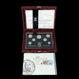 A Royal Mint cased limited edition 1996 UK Silver Anniversary Collection silver proof circulation