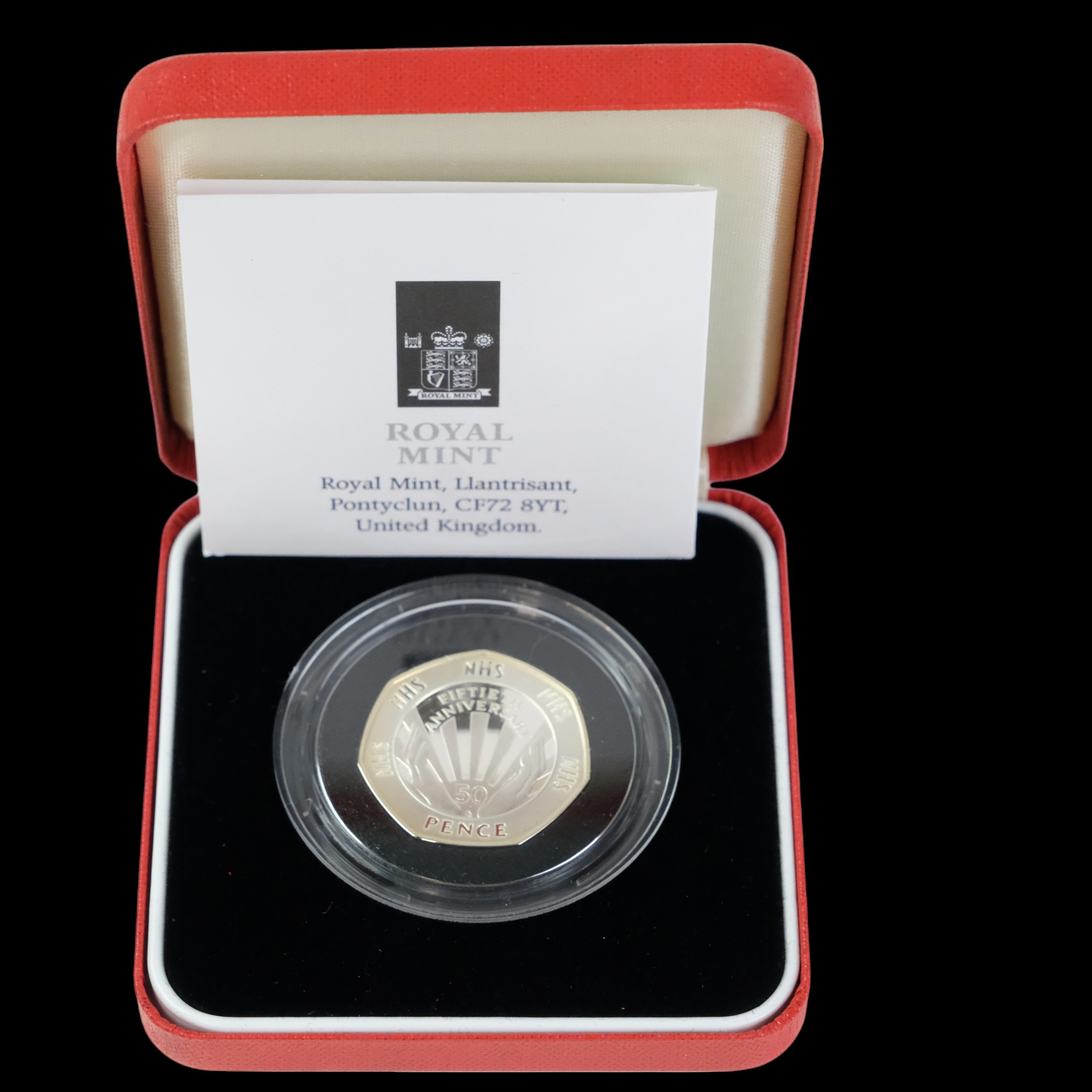 A group of Royal Mint silver proof fifty pence coins, including a 1994 Piedfort D-Day Commemorative, - Image 19 of 33