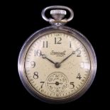 An Ingersoll Legion pocket watch, second quarter 20th Century, together with a Smiths Empire