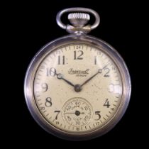 An Ingersoll Legion pocket watch, second quarter 20th Century, together with a Smiths Empire