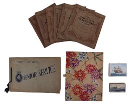 A group of cigarette cards and albums by WD & HO Wills, John Player & Sons, etc, including a