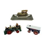 Two boxed Matchbox Models of Yesteryear diecast vehicles comprising a 1905 Fowler Showmans Engine (