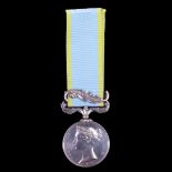 A Crimea Medal with Sebastopol clasp to Sergeant John Hynd, 34th Regiment