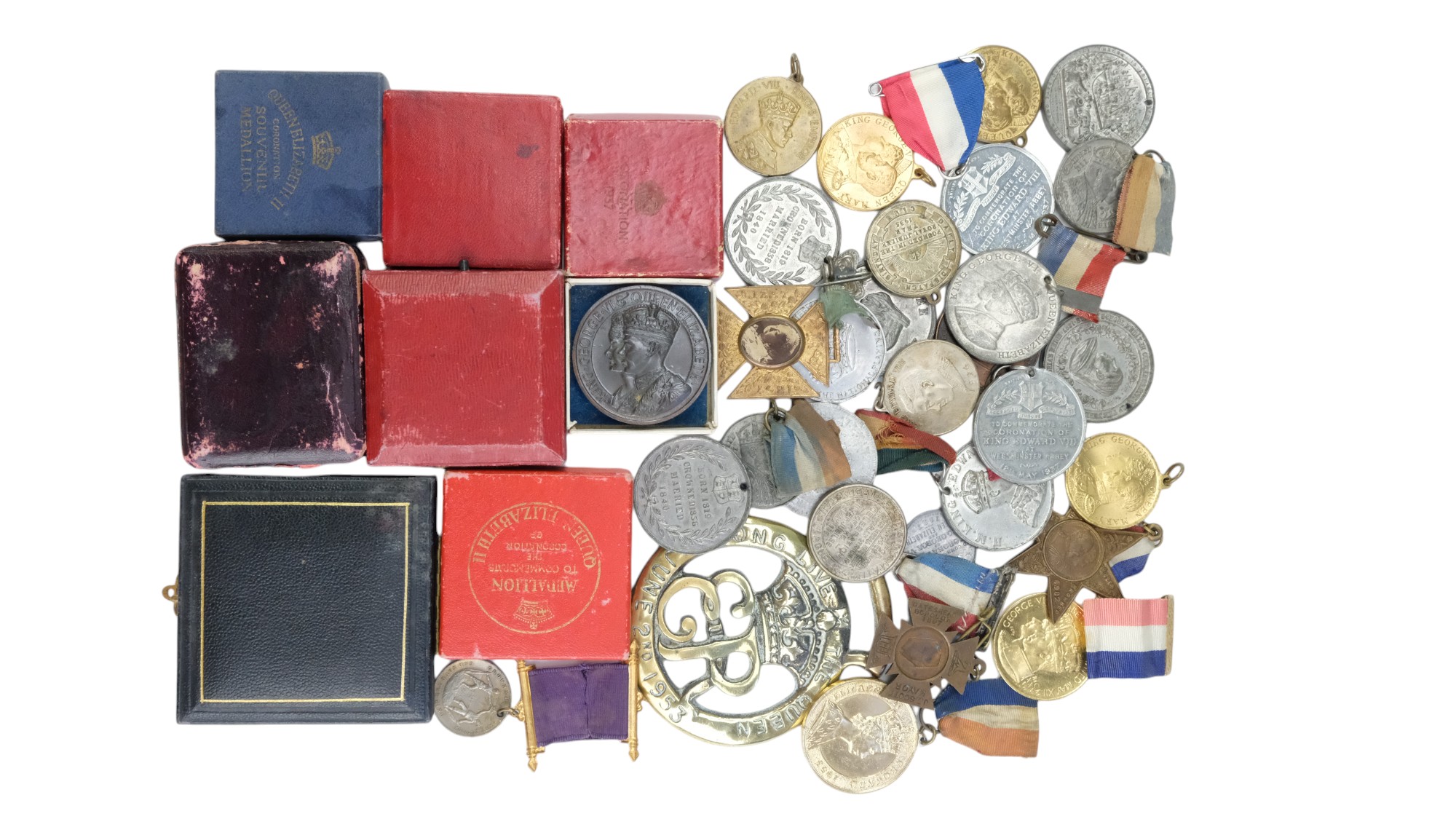 A group of Victorian and later royal commemorative medals etc - Image 2 of 4