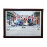 After Keith Fearon (Contemporary) A print commemorating 40 years of the Coronation Street