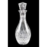 A Stuart Crystal cut-glass decanter, late 20th Century, height 28 cm