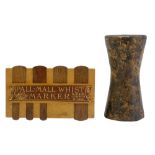 An early 20th Century wooden Pall-Mall Whist Marker by CG & S of London, together with a leather-