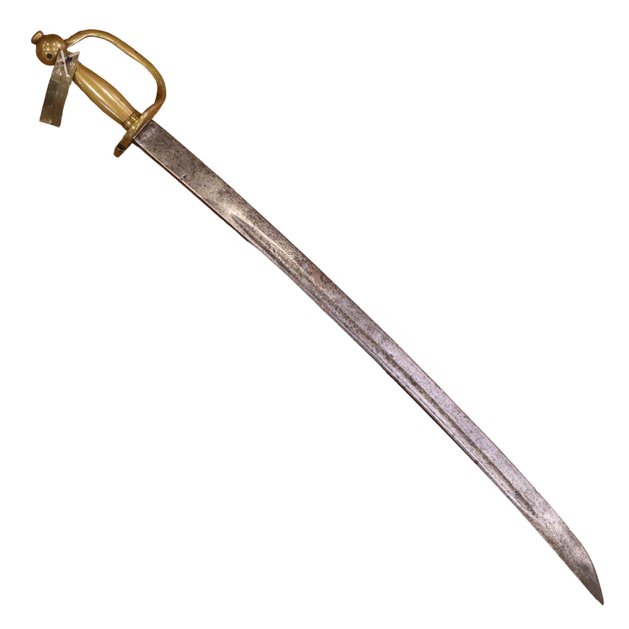 A mid-to-late 18th Century Russian / Prussian infantry short sword / hanger, 79 cm - Image 3 of 3