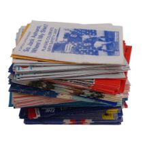 A collection of 1980s Carlisle United Football Club matchday programmes together with a Supporters