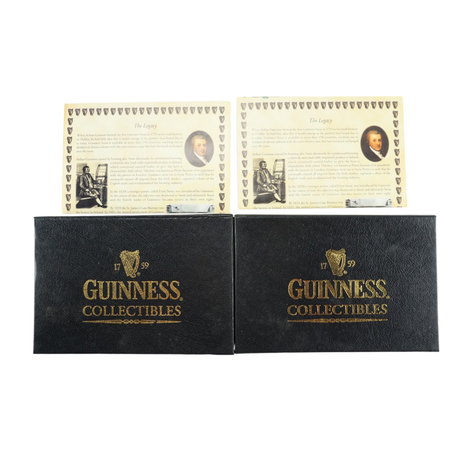 Two cased sets of Guinness Collectibles miniature bottles together with six cans - Image 3 of 3