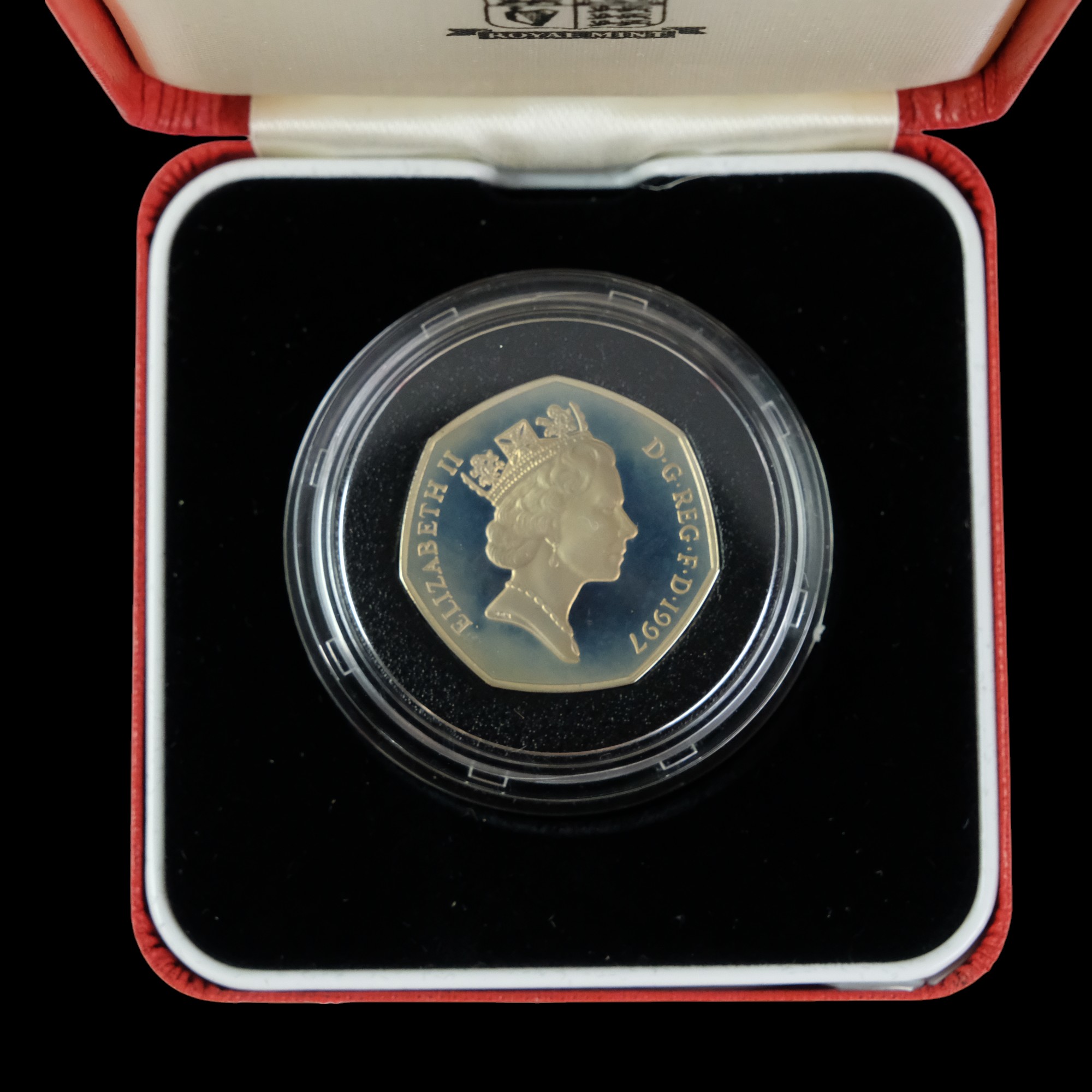 A group of Royal Mint silver proof fifty pence coins, including a 1994 Piedfort D-Day Commemorative, - Image 4 of 33