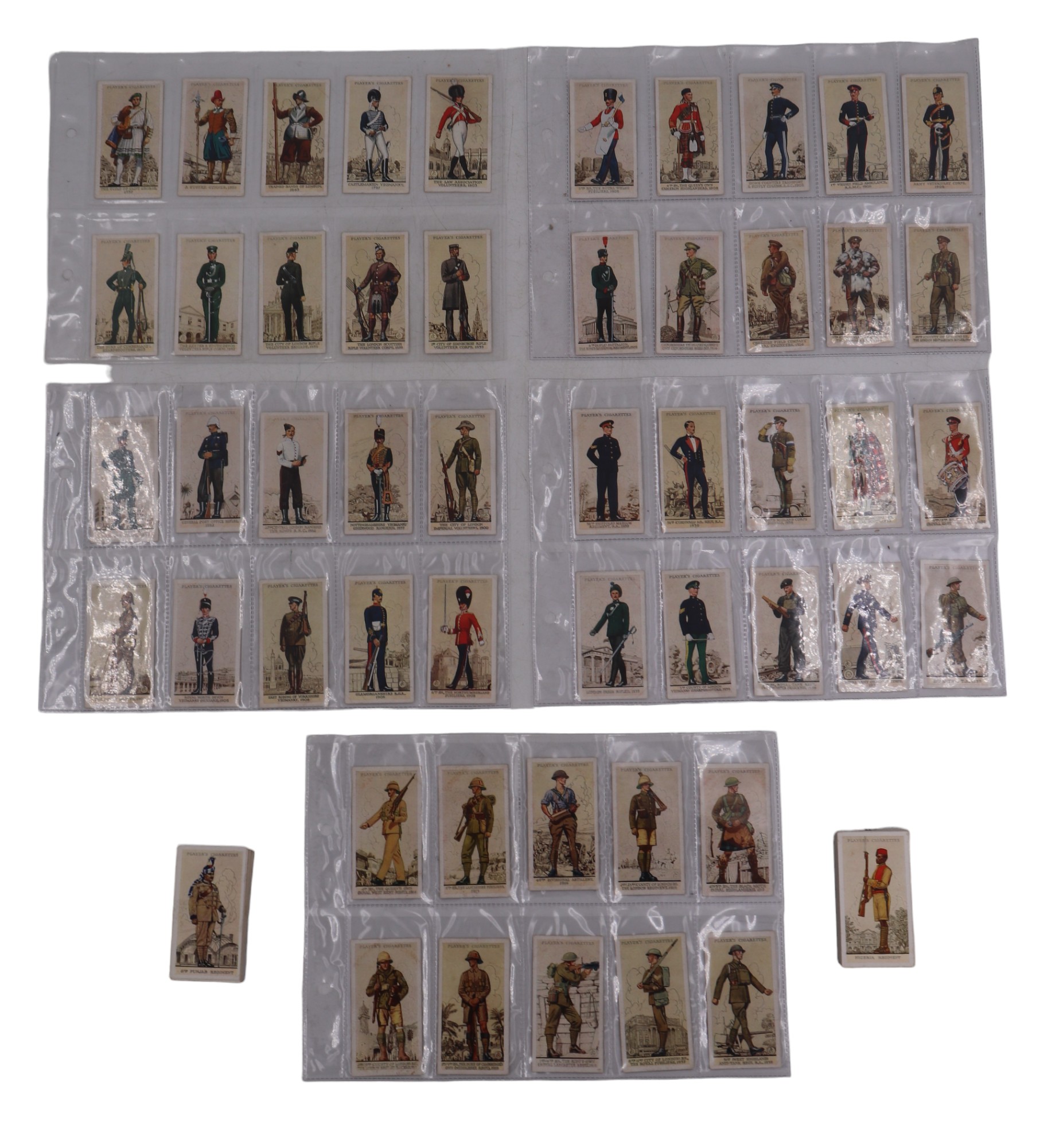 A group of John Player & Sons cigarette cards comprising Military Uniforms of the British Empire