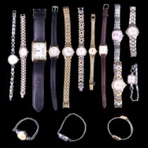 A group of ladies' wristwatches including a boxed Accurist, Sekonda, Timex, Rotary, and a Rodos by