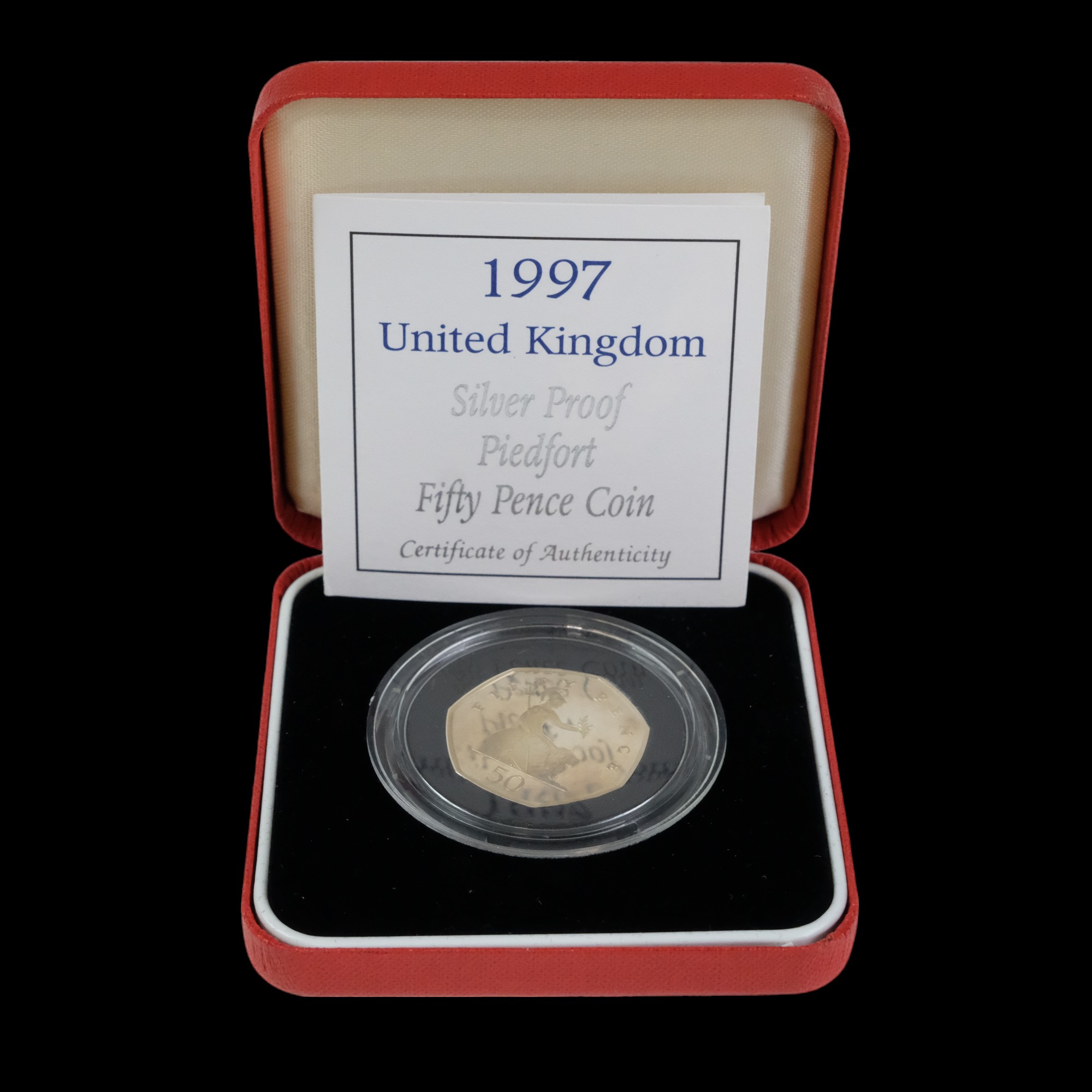 A group of Royal Mint silver proof fifty pence coins, including a 1994 Piedfort D-Day Commemorative, - Image 2 of 33