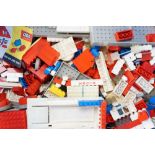 A quantity of Lego building bricks