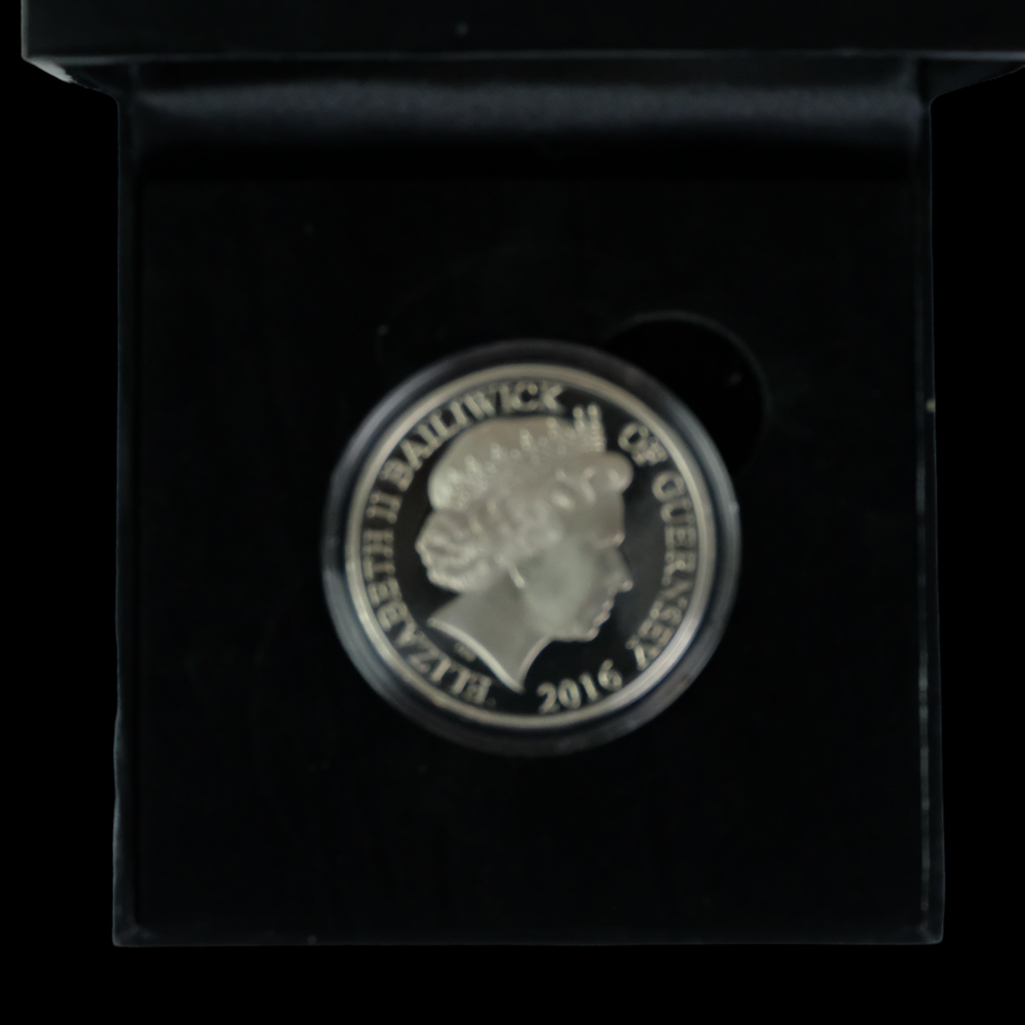 A 1993 silver proof Alderney coronation anniversary one pound coin, by The Westminster Collection, - Image 2 of 8