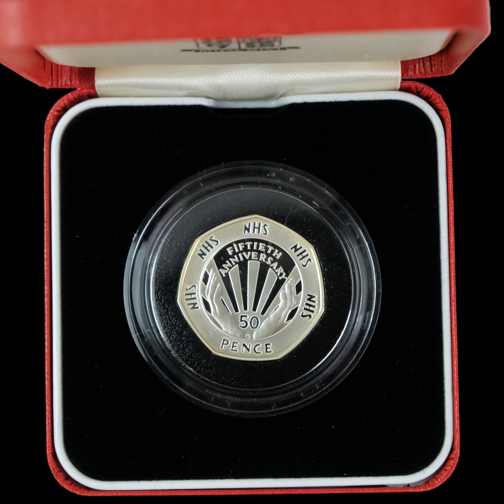 A group of Royal Mint silver proof fifty pence coins, including a 1994 Piedfort D-Day Commemorative, - Image 20 of 33