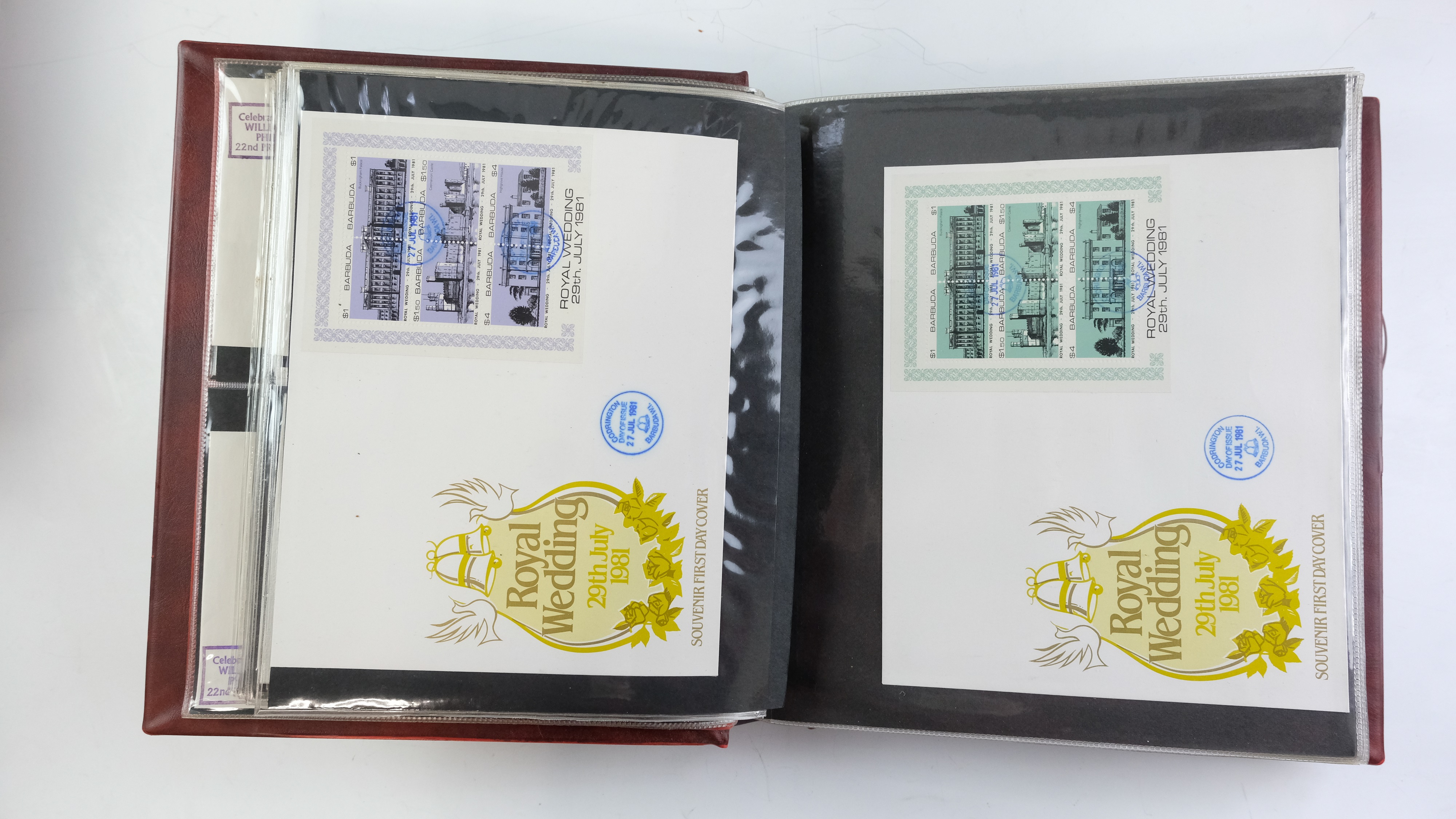 A large quantity of albums containing various world stamp covers including royal commemoratives, - Image 10 of 154