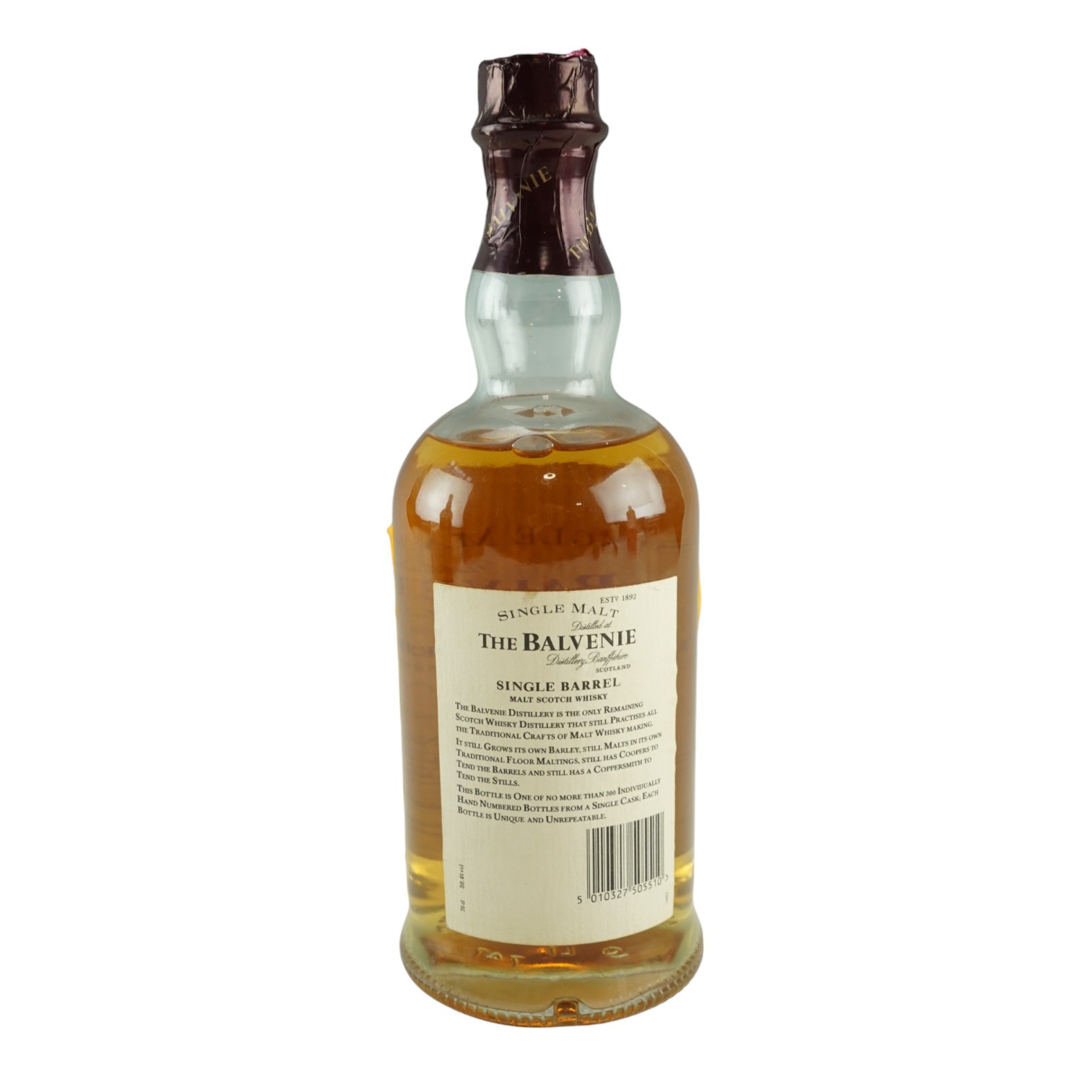 A bottle of The Balvenie 15 year old single malt Scotch whisky, casked 1977 and bottled 1994, 70 cl - Image 2 of 2