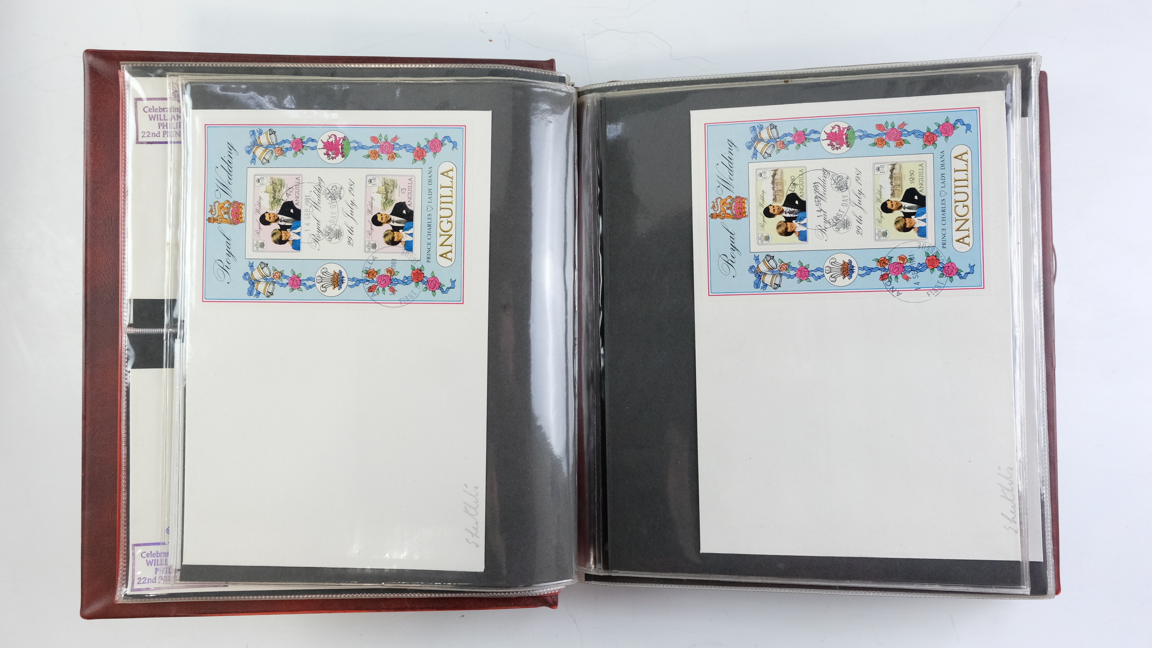 A large quantity of albums containing various world stamp covers including royal commemoratives, - Image 6 of 154