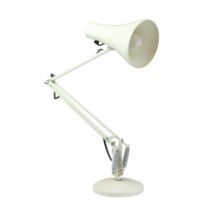 An Angle-poise style desk lamp