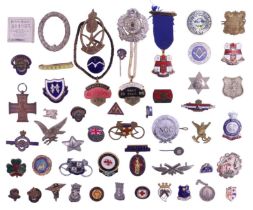 Sundry military and civil lapel and other badges etc