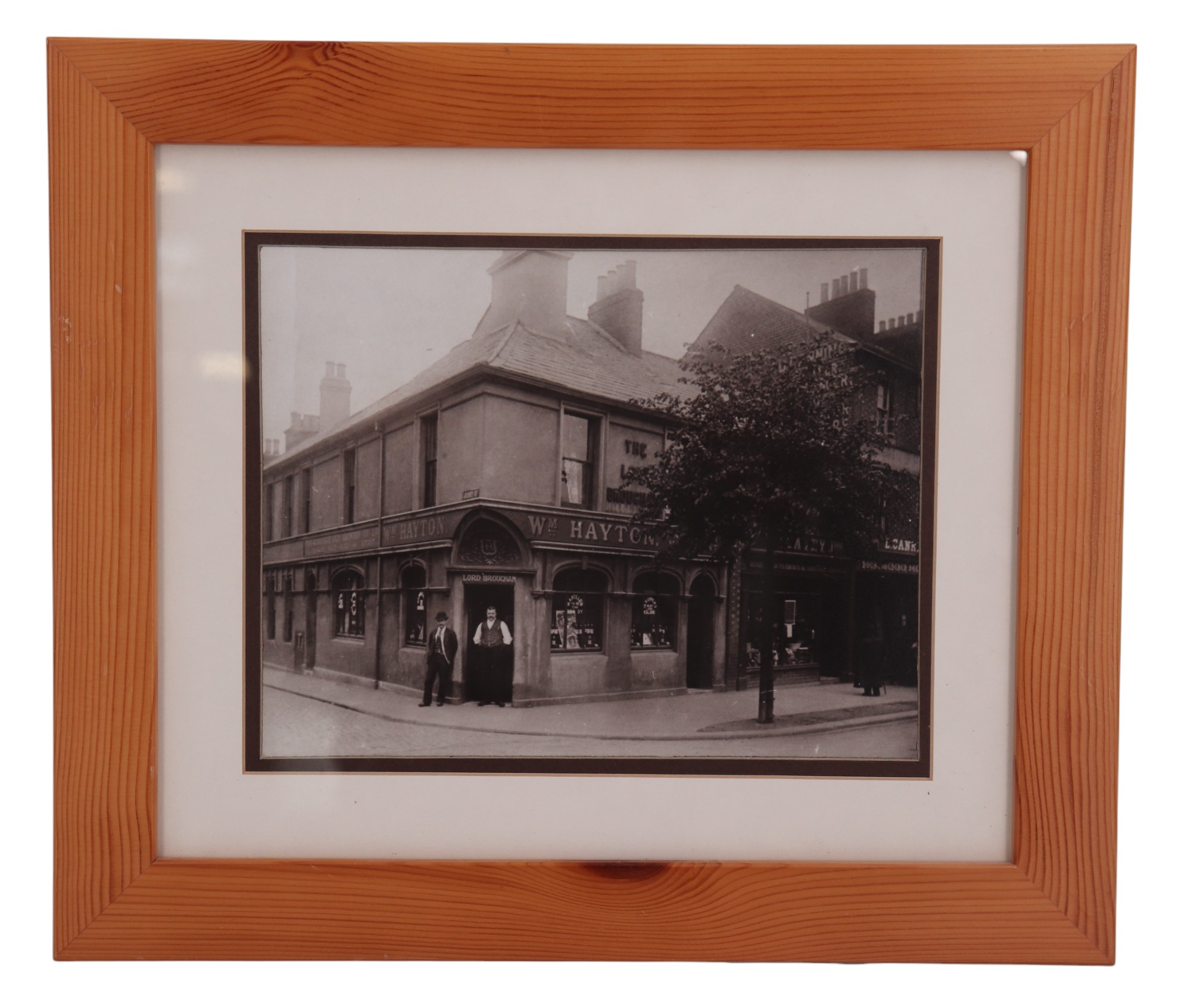 A pair of photographs of early 20th Century Carlisle, one depicting two gentlemen stood outside - Image 3 of 3