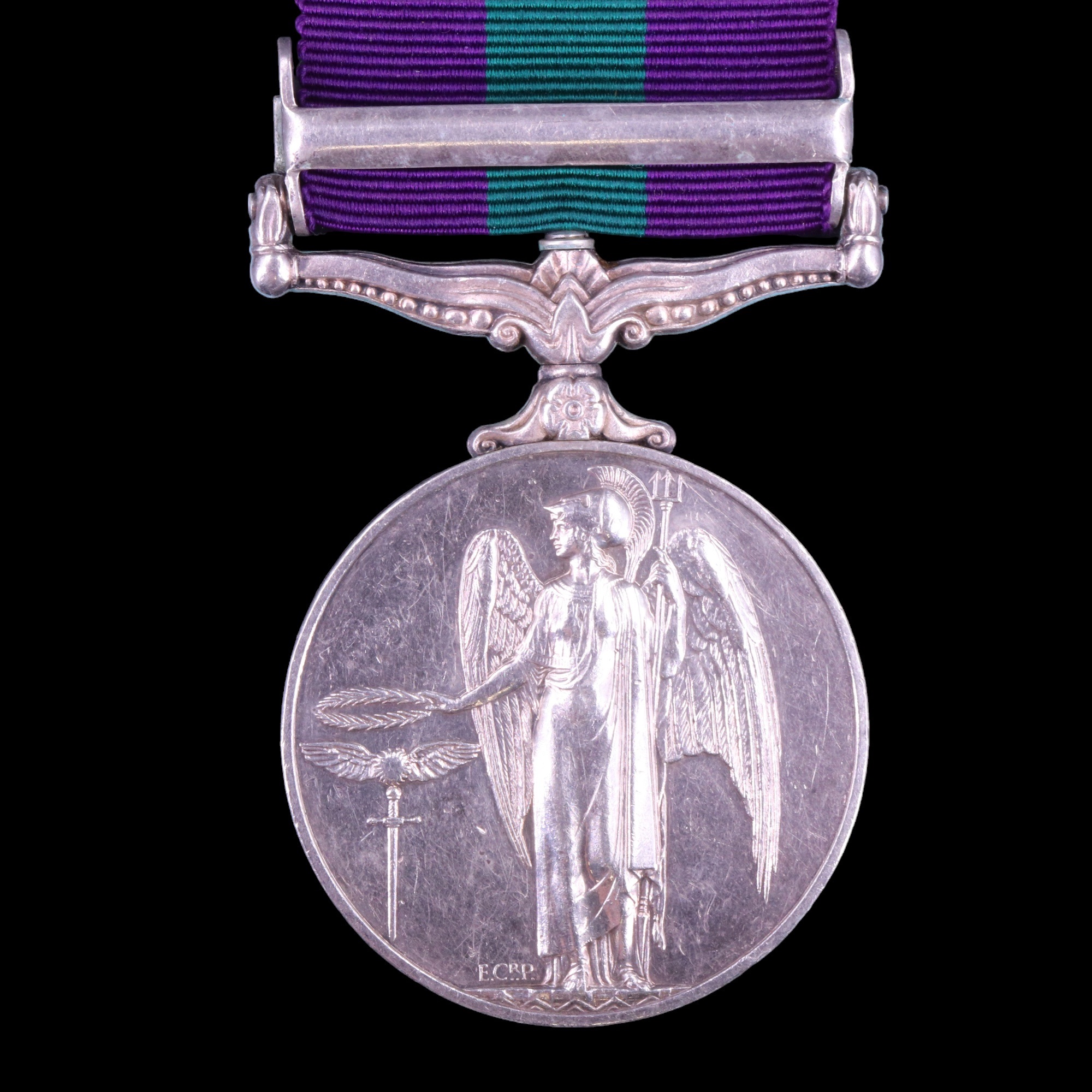 A General Service medal with Cyprus clasp to T/23170821 Driver D B Jones, Royal Army Service Corps - Image 2 of 5