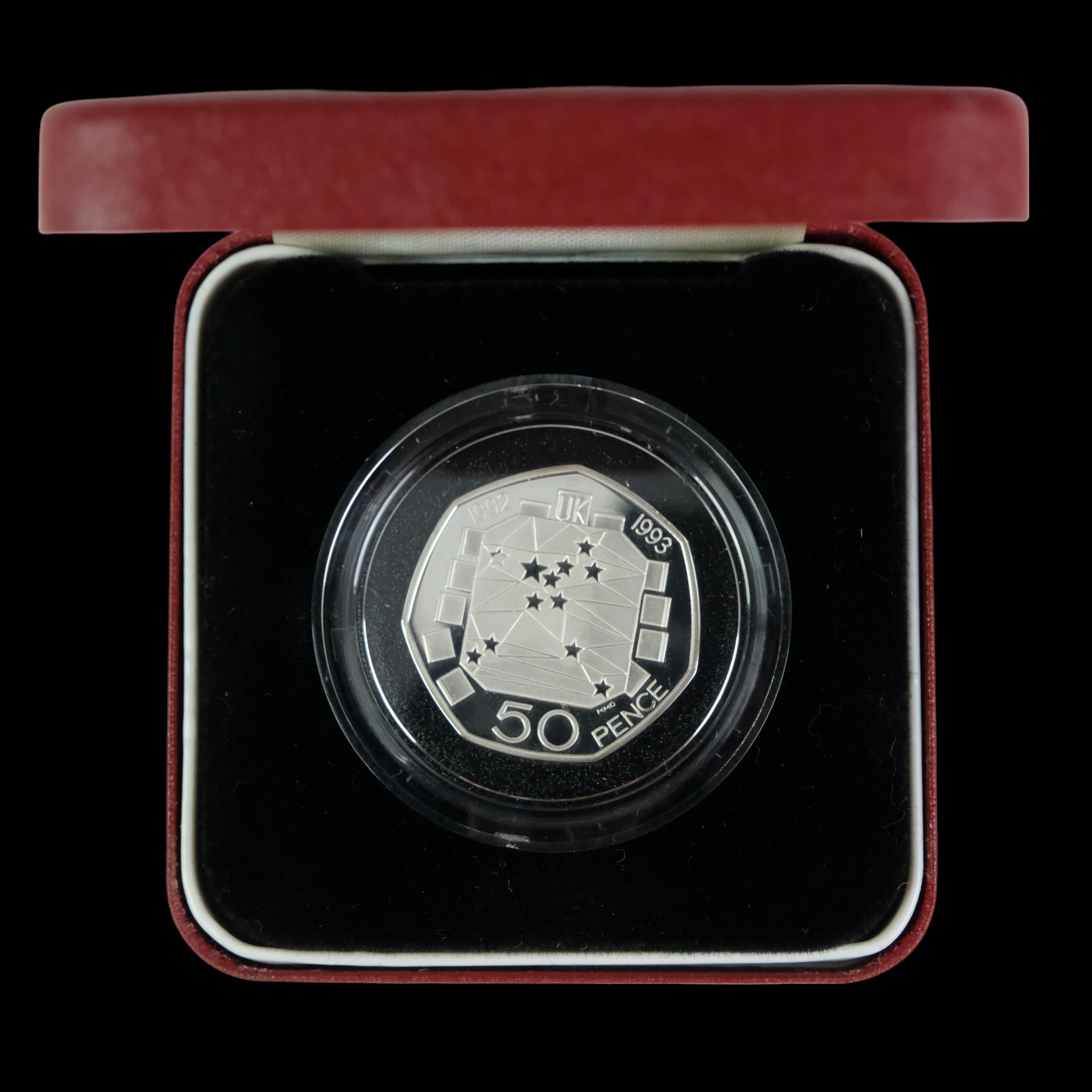 A group of Royal Mint silver proof fifty pence coins, including a 1994 Piedfort D-Day Commemorative, - Image 6 of 33