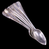 A set of six George V silver Old English pattern grapefruit spoons, Atkin Brothers, Sheffield, 1926,